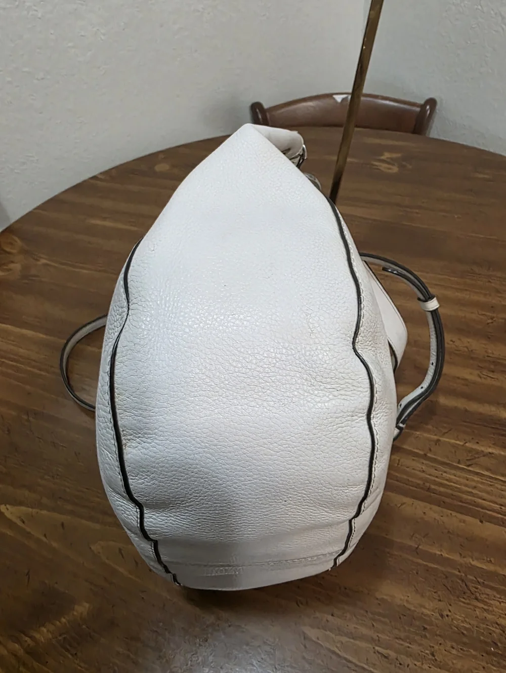 Henri Bendel White Leather Shoulder Bag - Versatile Women's Tote